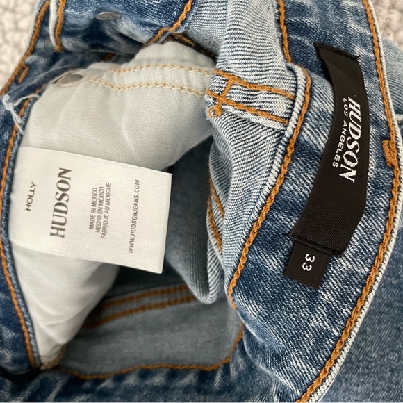 Hudson Jeans Holly High Rise Flare sz. 34 features raw hemline NWT - Picture 6 of 8